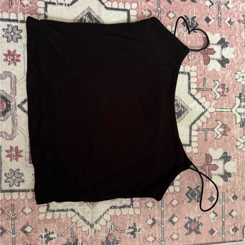 Garage Black Sleeveless Top
